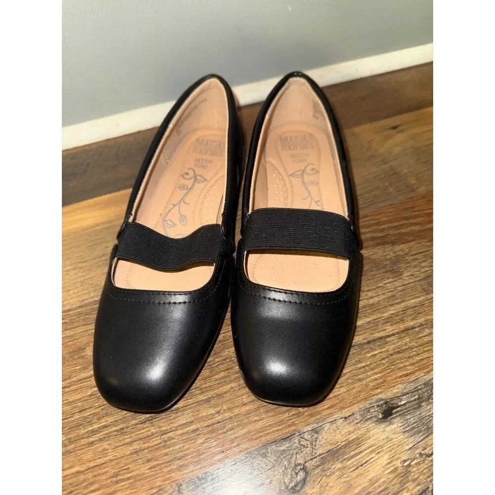 Mootsies Tootsies Black Mary Jane Flats